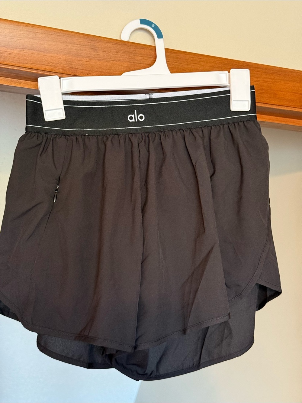 ALO Yoga Black Layered Athletic Shorts